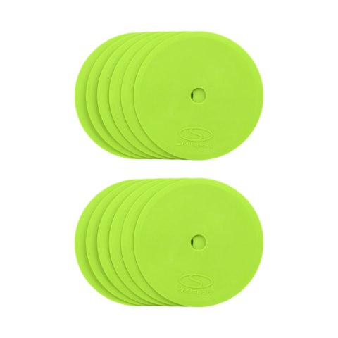 Znaczniki pola płaskie okrągłe Smj 12 szt. zielone ZPO-G Smj