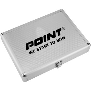 Futerał Point aluminiowy srebrny Point