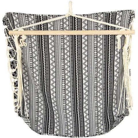 Hamak fotel brazylijski 100x100 Etno czarno-biały 1029634 Royokamp