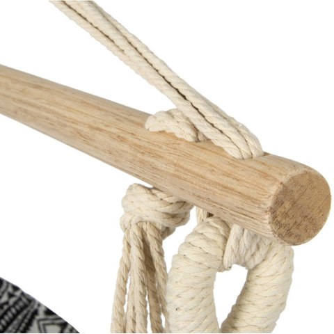 Hamak fotel brazylijski 100x100 Etno czarno-biały 1029634 Royokamp