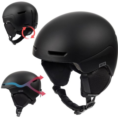Kask narciarski Meteor Avalo S 53-55 cm czarny 17280 Meteor