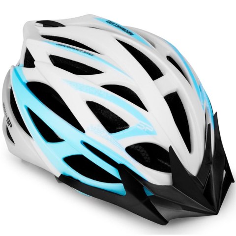 Kask rowerowy Spokey Femme biało-niebieski 55-58 cm 928244 Spokey
