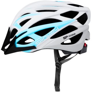 Kask rowerowy Spokey Femme biało-niebieski 55-58 cm 928244 Spokey