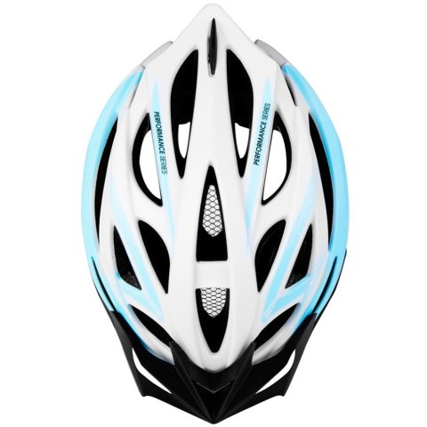 Kask rowerowy Spokey Femme biało-niebieski 55-58 cm 928244 Spokey