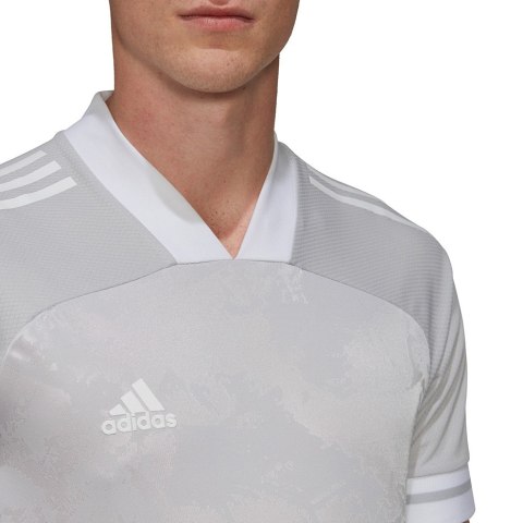 Koszulka męska adidas Condivo 20 szaro-biała FT7262 Adidas teamwear