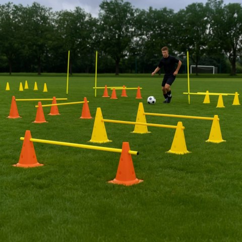 Laska gimnastyczna Smj 120 cm żółta ROD-120Y Smj