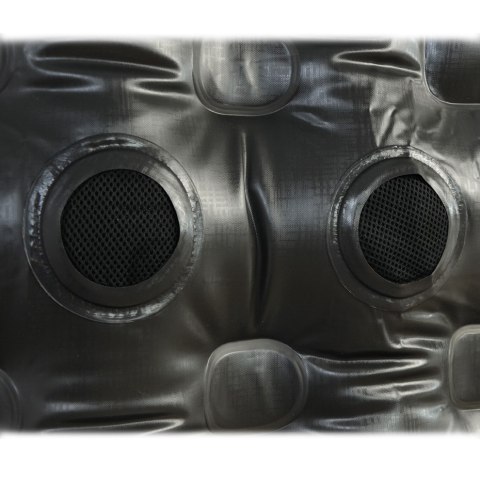 Materac welurowy dwuosobowy High Peak 197 cm x 138 cm x 20 cm szary 40034 High Peak