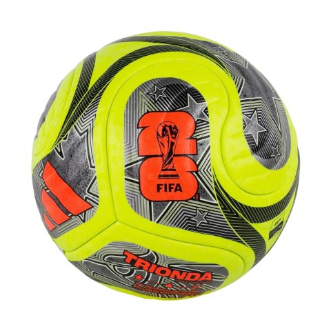 Piłka nożna adidas World Cup 26 Trionda Pro Winter zielono-czarno-srebrna JD8023 Adidas teamwear