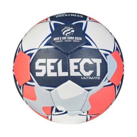 Piłka ręczna Select Ultimate Euro Man 3 v26 biało-granatowo-pomarańczowa 13556 Select