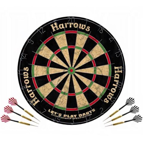 Tarcza Harrows Lets Play Darts Game Set Harrows