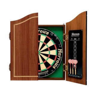 Tarcza Harrows Pros Choice w szafce + rzutki Harrows