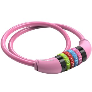 Zapięcie rowerowe Gerda szyfrowane, pętla mix kolorów Flex 650/8C Gerda