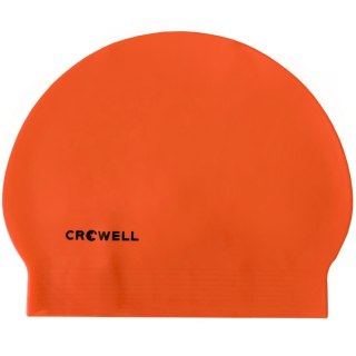 Czepek pływacki latex Crowell Atol pomarańczowy kol.3 Crowell
