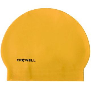 Czepek pływacki latex Crowell Atol żółty kol.2 Crowell