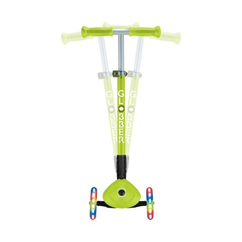 Hulajnoga SMJ Globber 3-kołowa 432-106-3 Primo Foldable Lights limonkowa Smj