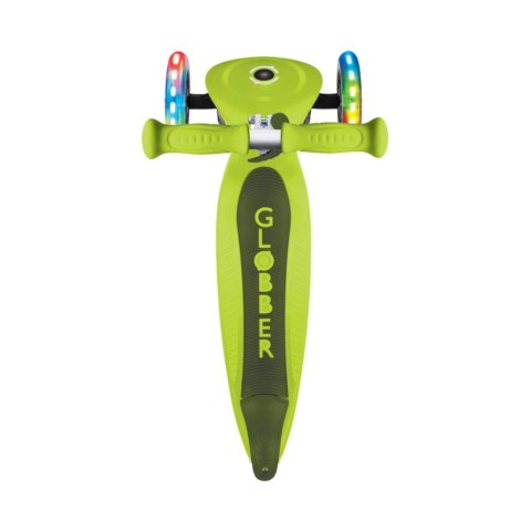 Hulajnoga SMJ Globber 3-kołowa 432-106-3 Primo Foldable Lights limonkowa Smj