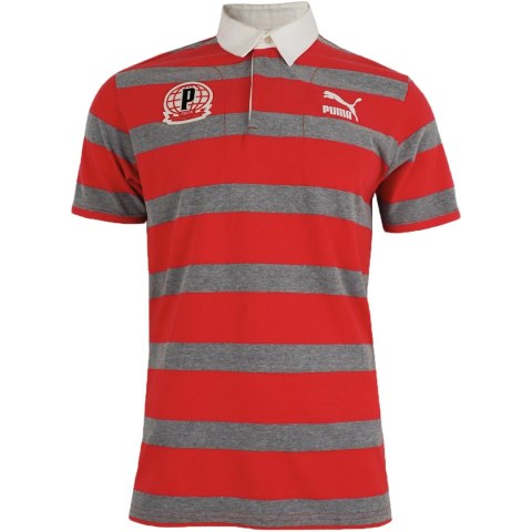 Koszulka męska Puma Polo czerwono-szara 558241 09 Puma