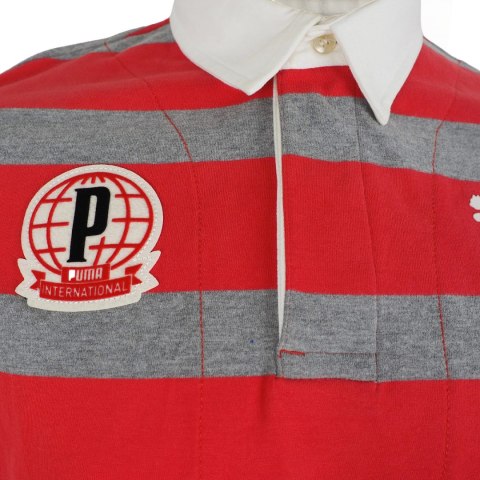 Koszulka męska Puma Polo czerwono-szara 558241 09 Puma