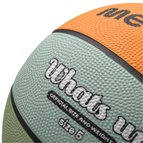 Piłka koszykowa Meteor What's Up niebiesko-pomarańczowa 16795 Meteor