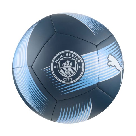Piłka nożna Puma Manchester City Essentials granatowo-niebieska 84774 04 Puma
