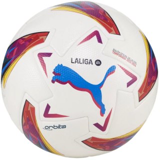 Piłka nożna Puma Orbita LaLiga 1 FIFA Quality biało-czerwono-niebieska 84106 01 Puma
