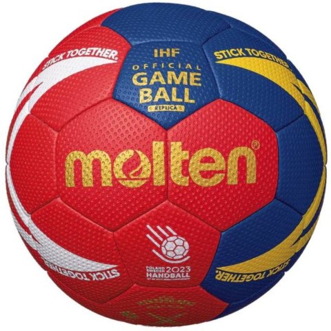 Piłka ręczna Molten granatowo-czerwona H2X3350 M3Z Molten