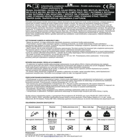 Kamizelka Aquarius Asekuracyjna Standard AQUARIUS