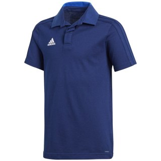 Koszulka dla dzieci adidas Condivo 18 Cotton Polo JUNIOR granatowa CF4368 Adidas teamwear