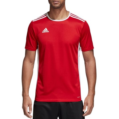 Koszulka męska adidas Entrada 18 Jersey czerwona CF1038 Adidas teamwear