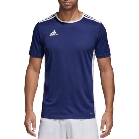 Koszulka męska adidas Entrada 18 Jersey granatowa CF1036 Adidas teamwear