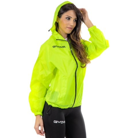 Kurtka Givova Rain Basico Fluo żółta RJ001 0019 Givova