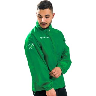 Kurtka Givova Rain Basico zielona RJ001 0013 Givova