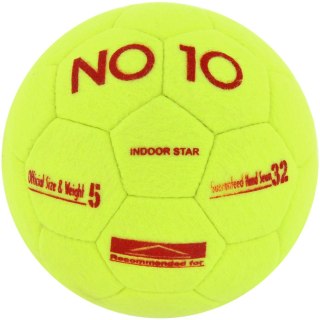 Piłka nożna NO10 Indoor Star żółta 56030 NO10