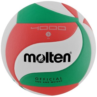 Piłka siatkowa Molten V5M4000-X/DE biało-czerwono-zielona Molten