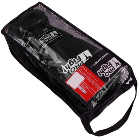 Rękawice bokserskie Profight PVC czarne PROfight