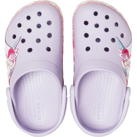 Chodaki dla dzieci Crocs FunLab Unicorn Band Cg K fioletowe 206270 530 Crocs