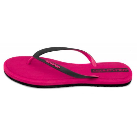 Klapki basenowe damskie Aqua-speed Genoa różowe kol.03 AQUA-SPEED