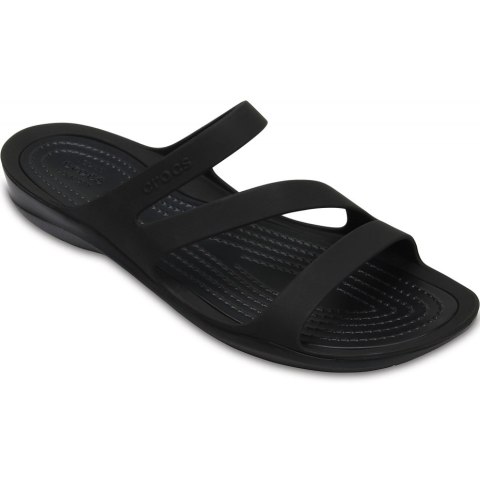 Klapki damskie Crocs Swiftwater Sandal W czarne 203998 060 Crocs