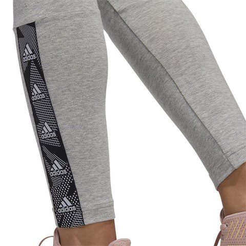 Legginsy damskie adidas Essentials Tape High Rise Tight szare GL6330 Adidas