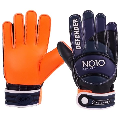 Rękawice bramkarskie NO10 Defender Blue/Orange 56093 NO10