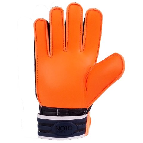 Rękawice bramkarskie NO10 Defender Blue/Orange 56093 NO10