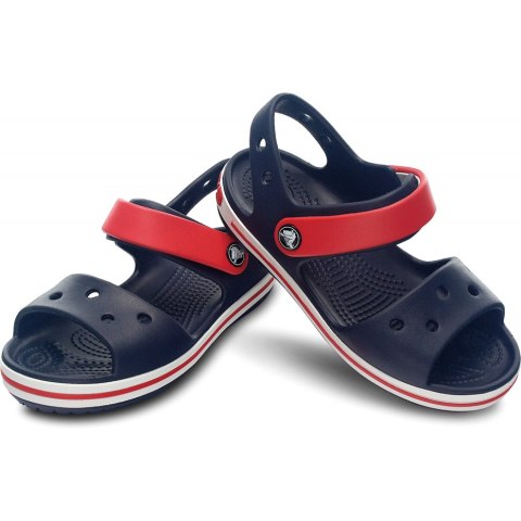 Sandały dla dzieci Crocs Crocband Sandal Kids granatowo czerwone 12856 485 Crocs