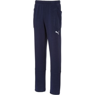 Spodnie dla dzieci Puma Liga Casuals Pants JUNIOR granatowe 655635 06 Puma