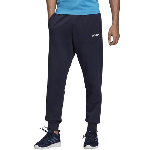 Spodnie męskie adidas Essentials Plain Tapered Pant FL granatowe DU0376 Adidas