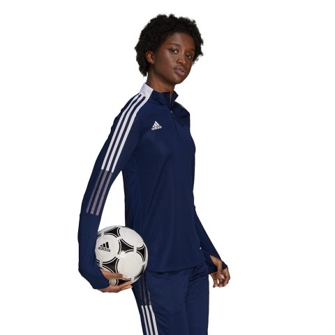 Bluza damska adidas Tiro 21 Training Top granatowa GK9660 Adidas teamwear