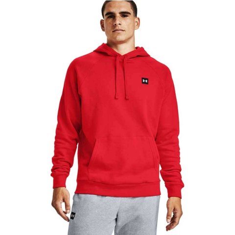 Bluza męska Under Armour Rival Fleece Hoodie czerwona 1357092 600 Under Armour