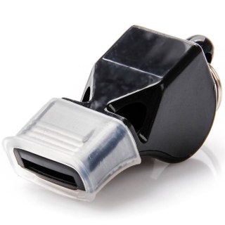 Gwizdek Meteor Wolf Plus z silikonowym ustnikiem czarny 38511 Meteor