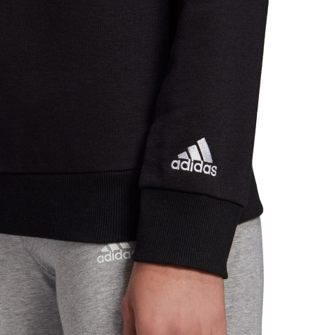 Bluza damska adidas Essentials Linear Sweatshirt czarna GL0718 Adidas