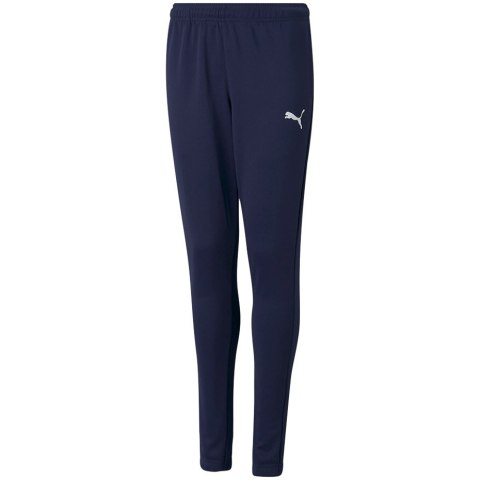 Spodnie dla dzieci Puma teamRISE Poly Training Pants Jr granatowe 657391 06 Puma
