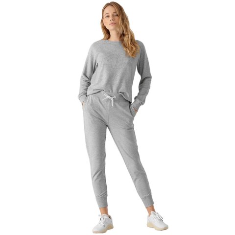 Bluza damska 4F chłodny jasny szary melanż NOSH4 BLD350 27M 4F